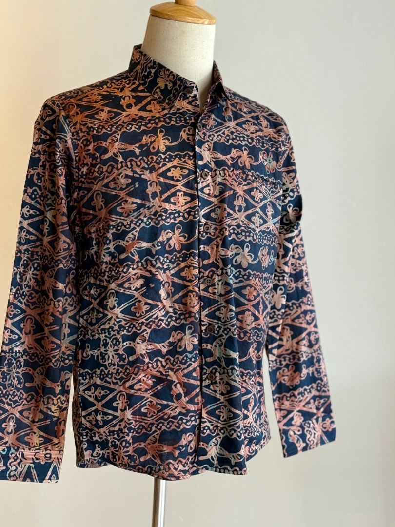 Men's Batik Shirt Long Sleeve 03 Men's Batik Shirt Long Sleeve 03